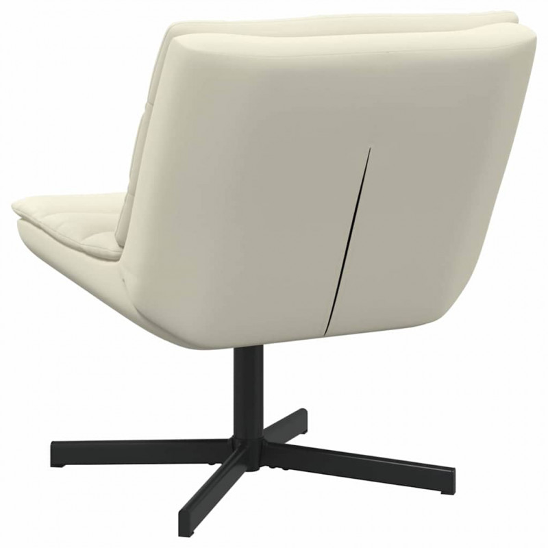 Fotel obrotowy Kremowy 63 x 75 x 76 cm PU