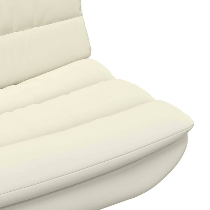Fotel obrotowy Kremowy 63 x 75 x 76 cm PU