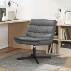 Fotel obrotowy Szary 63 x 75 x 76 cm PU