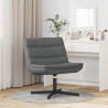 Fotel obrotowy Szary 63 x 75 x 76 cm PU