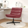 Fotel obrotowy Czerwone wino 63 x 75 x 76 cm PU