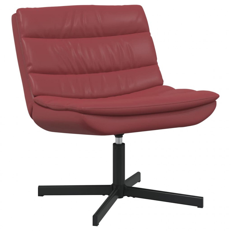 Fotel obrotowy Czerwone wino 63 x 75 x 76 cm PU