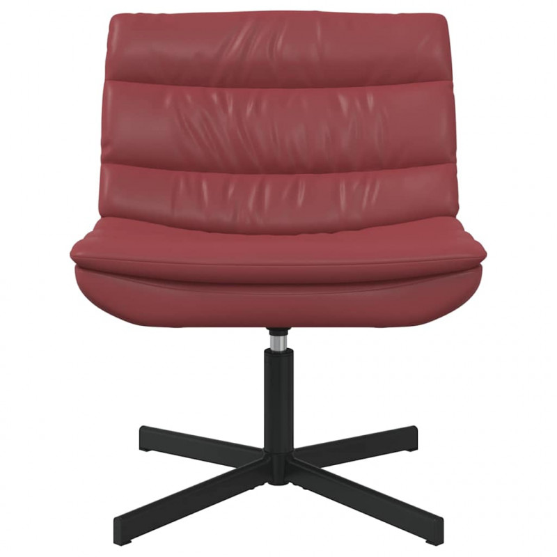 Fotel obrotowy Czerwone wino 63 x 75 x 76 cm PU