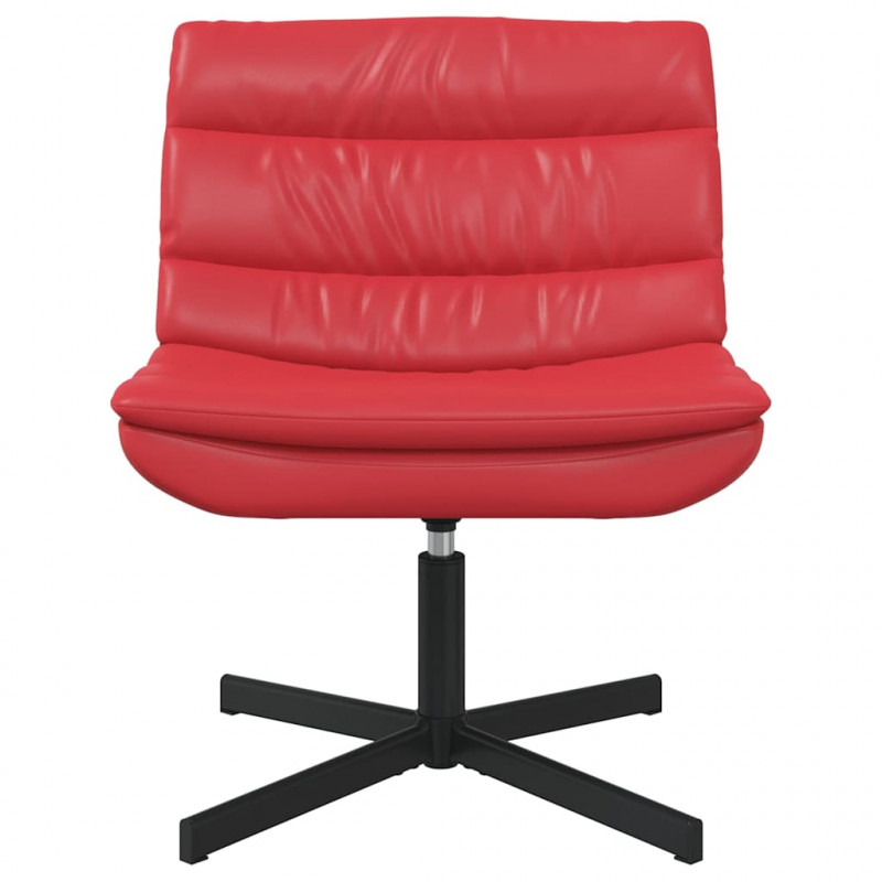 Fotel obrotowy Czerwony 63 x 75 x 76 cm PU