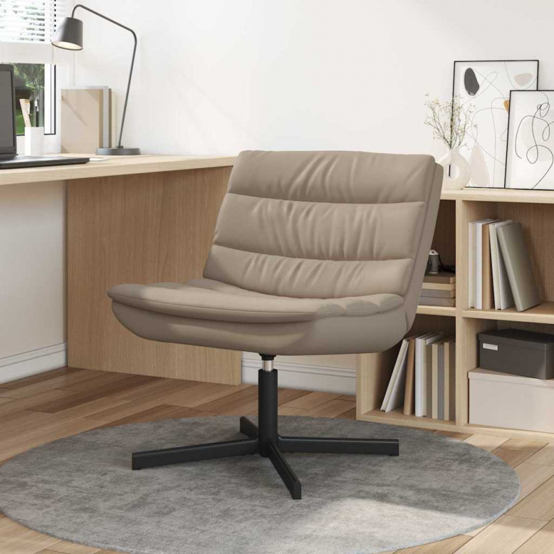 Fotel obrotowy Cappuccino 63 x 75 x 76 cm PU