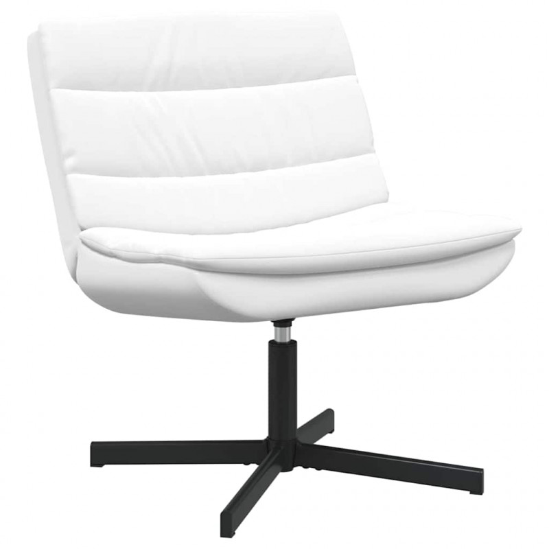 Fotel obrotowy Biały 63 x 75 x 76 cm PU