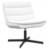 Fotel obrotowy Biały 63 x 75 x 76 cm PU