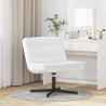 Fotel obrotowy Biały 63 x 75 x 76 cm PU