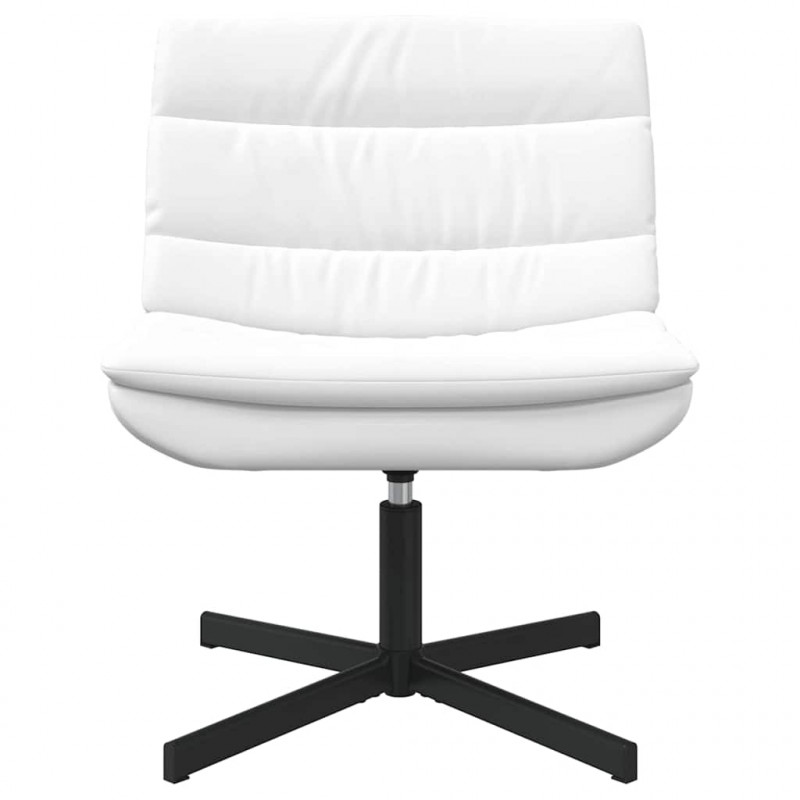 Fotel obrotowy Biały 63 x 75 x 76 cm PU