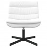 Fotel obrotowy Biały 63 x 75 x 76 cm PU
