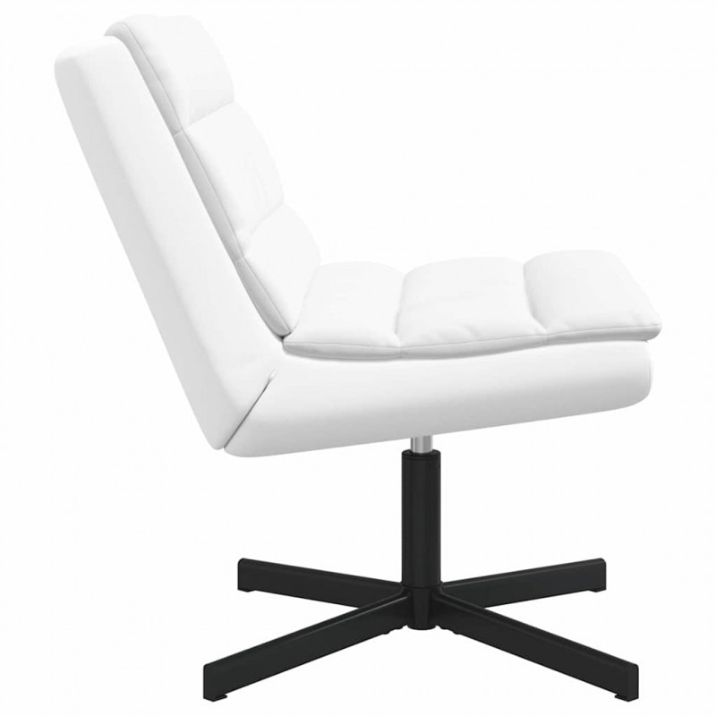 Fotel obrotowy Biały 63 x 75 x 76 cm PU