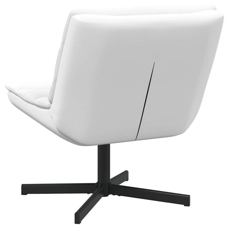 Fotel obrotowy Biały 63 x 75 x 76 cm PU