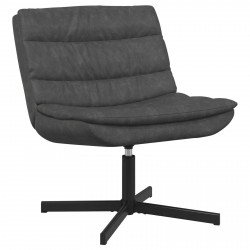 Fotel obrotowy Czarny 63 x 75 x 76 cm Antyczny PU