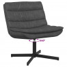 Fotel obrotowy Czarny 63 x 75 x 76 cm Antyczny PU