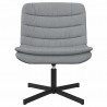 Fotel obrotowy Jasnoszary 63 x 75 x 76 cm tkanina