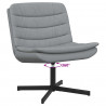 Fotel obrotowy Jasnoszary 63 x 75 x 76 cm tkanina