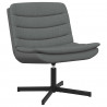 Fotel obrotowy Ciemnoszary 63 x 75 x 76 cm tkanina