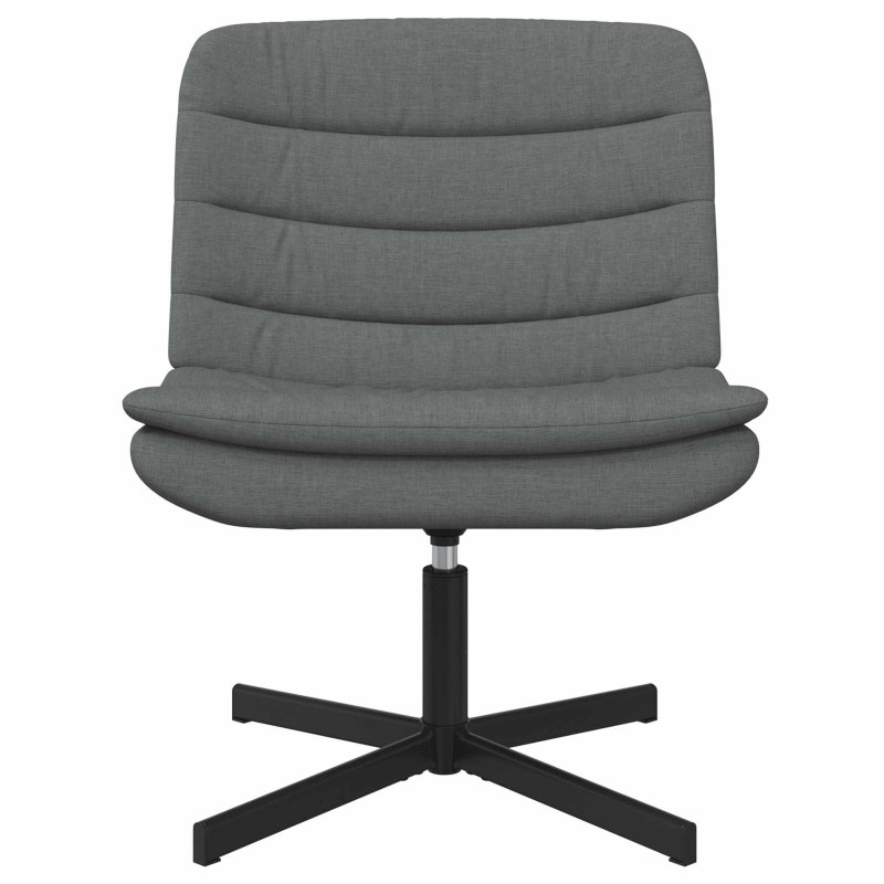 Fotel obrotowy Ciemnoszary 63 x 75 x 76 cm tkanina