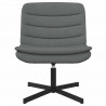 Fotel obrotowy Ciemnoszary 63 x 75 x 76 cm tkanina
