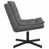 Fotel obrotowy Ciemnoszary 63 x 75 x 76 cm tkanina