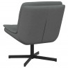 Fotel obrotowy Ciemnoszary 63 x 75 x 76 cm tkanina