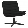 Fotel obrotowy Czarny 63 x 75 x 76 cm tkanina