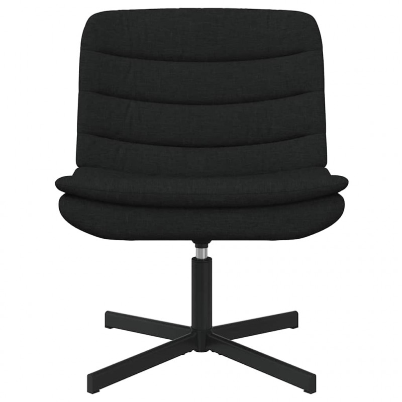 Fotel obrotowy Czarny 63 x 75 x 76 cm tkanina