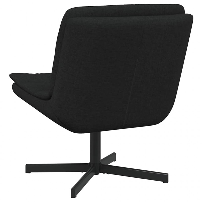Fotel obrotowy Czarny 63 x 75 x 76 cm tkanina