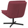 Fotel obrotowy Czerwone wino 63 x 75 x 76 cm tkanina