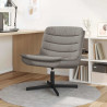 Fotel obrotowy Ciemnoszary 63 x 75 x 76 cm tkanina
