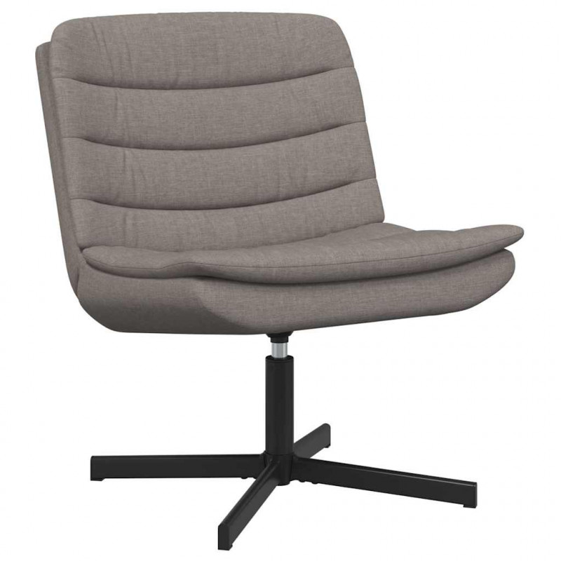Fotel obrotowy Ciemnoszary 63 x 75 x 76 cm tkanina
