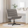 Fotel obrotowy Ciemnoszary 63 x 75 x 76 cm tkanina