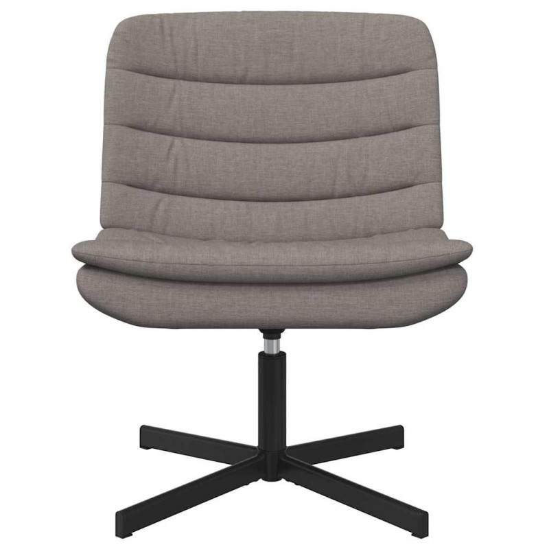 Fotel obrotowy Ciemnoszary 63 x 75 x 76 cm tkanina