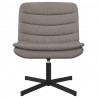 Fotel obrotowy Ciemnoszary 63 x 75 x 76 cm tkanina