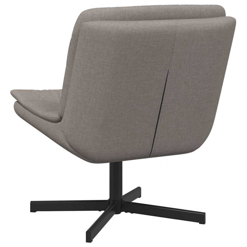 Fotel obrotowy Ciemnoszary 63 x 75 x 76 cm tkanina