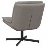 Fotel obrotowy Ciemnoszary 63 x 75 x 76 cm tkanina