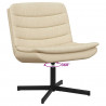 Fotel obrotowy Kremowy 63 x 75 x 76 cm tkanina