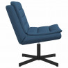 Fotel obrotowy Niebieski 63 x 75 x 76 cm tkanina