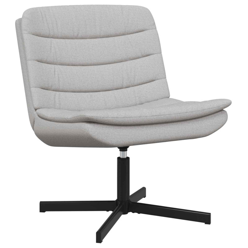 Fotel obrotowy Szary chmur 63 x 75 x 76 cm tkanina