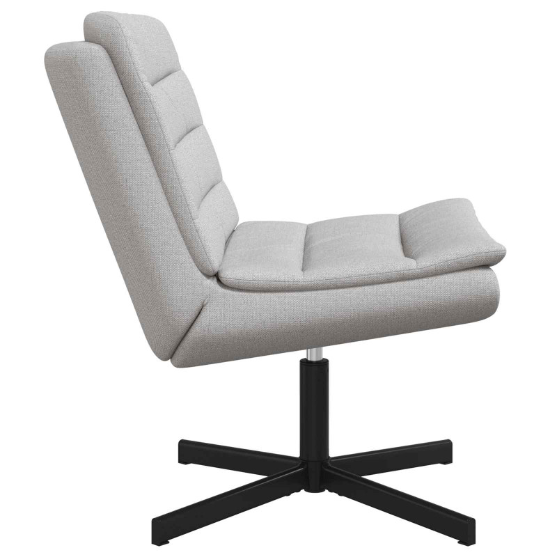 Fotel obrotowy Szary chmur 63 x 75 x 76 cm tkanina