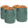 Torby na odpady do ogrodu 4 pcs Zielony 79 x 79 x 99,5 cm
