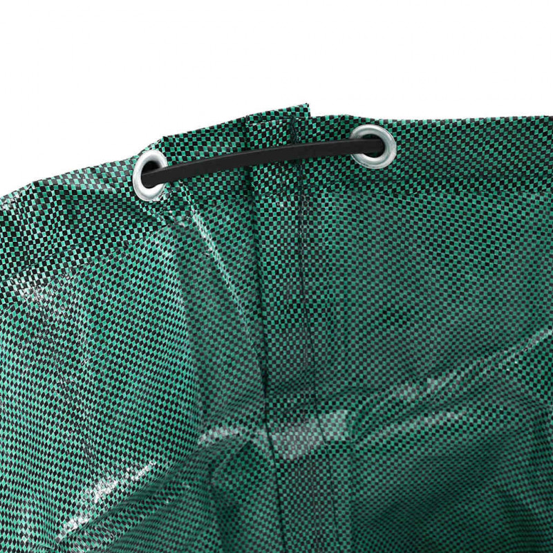 Torby na odpady do ogrodu 12 pcs Zielony 45 x 45 x 76 cm
