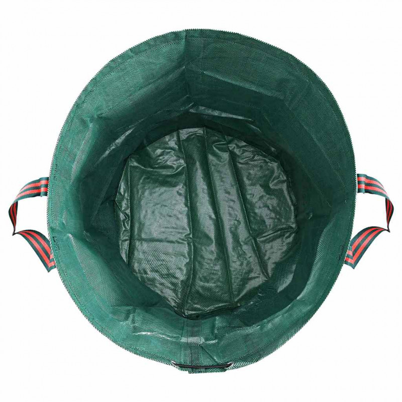 Torby na odpady do ogrodu 12 pcs Zielony 66 x 66 x 83,5 cm