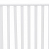 Ławka ogrodowa Czysta Biała 103,5 x 51,5 x 90 cm Stal