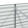 Podniesiony grządka Zielony 400 x 80 x 81 cm Stal