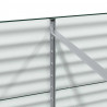 Podniesiony grządka Zielony 320 x 80 x 81 cm Stal