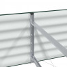 Podniesiony grządka Zielony 320 x 80 x 44 cm Stal