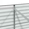 Podniesiony grządka Brązowy 400 x 80 x 81 cm Stal
