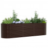 Podniesiony grządka Brązowy 320 x 80 x 81 cm Stal