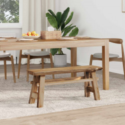 ławka Naturalny 100 x 29 x 43,5 cm Lite drewno teakowe